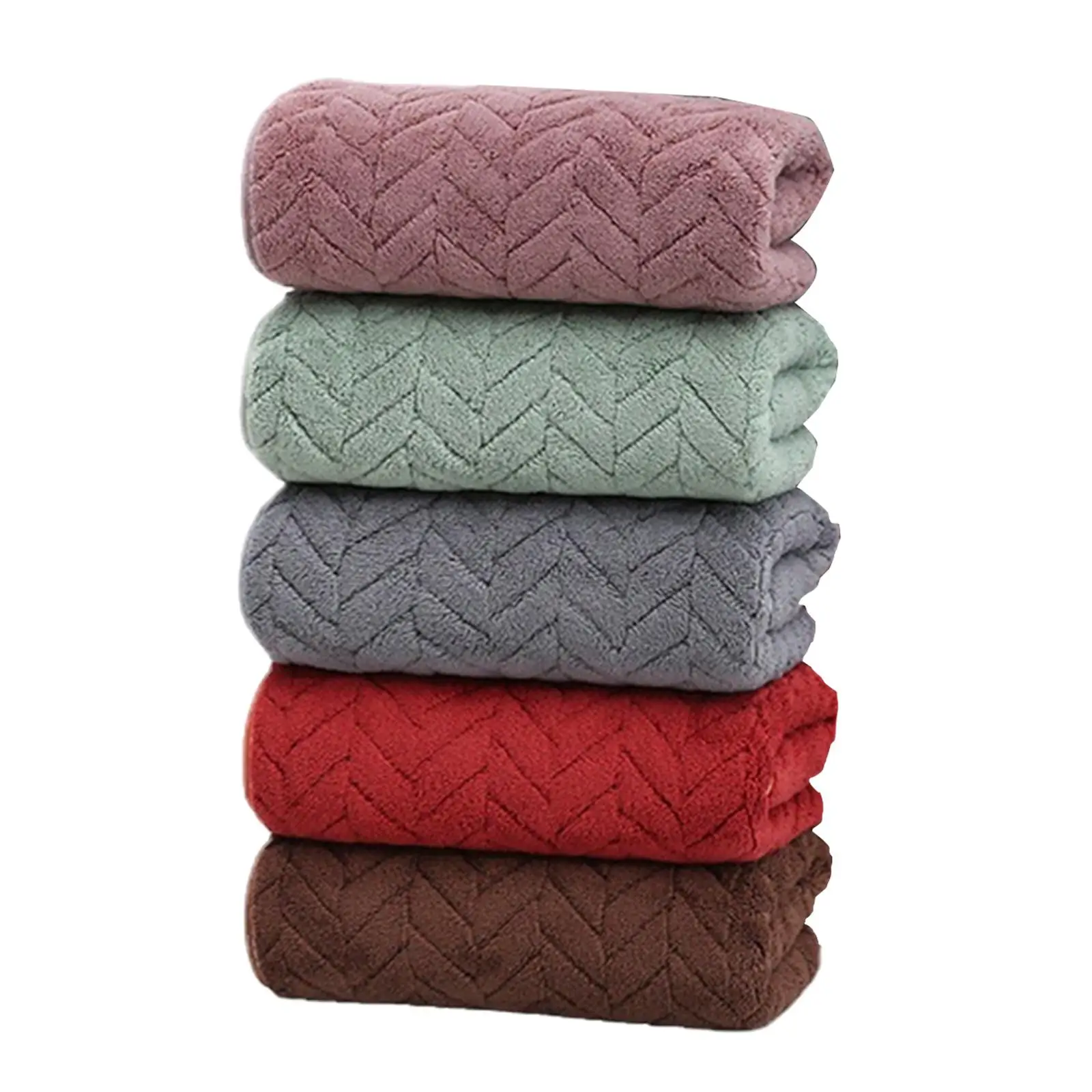 

5 Pieces Bath Towels Quick Drying Towel for Bathroom Body Shower Hotel