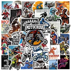 50pcs Dirt Bike Extreme Motorcycle Graffiti Car Water Cup Suitcase Notebook Scooter Motorcycle Waterproof Sticker