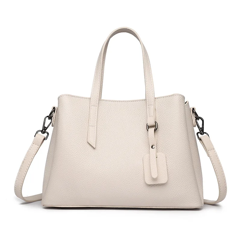 

Split Leather Cowhide Women's Shoulder Bag Luxury design Handbag Commuter Crossbody Bag soft Small Square Bag luxury