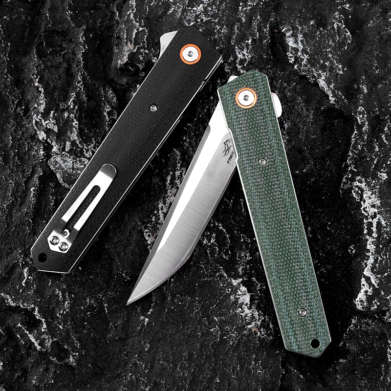 FREETIGER Tanto มีดพับ - Survival Multitool สําหรับล่าสัตว์ทหาร Camping เครื่องตัดกล่องมือเครื่องมือ |   อุปกรณ์ EDC FT940