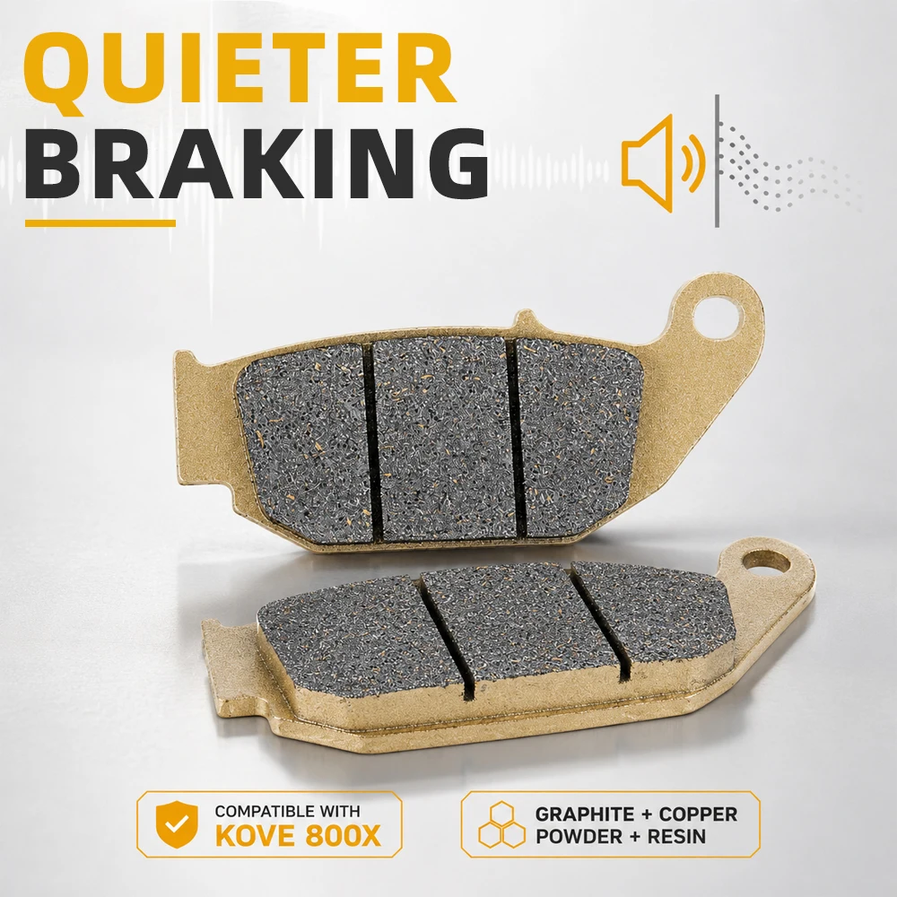 Brake Pads 1 Pair Front Rear Disc Brake Pads For KOVE 800X Colove 800X Motorcycles Accessories Adventure ADV view 3