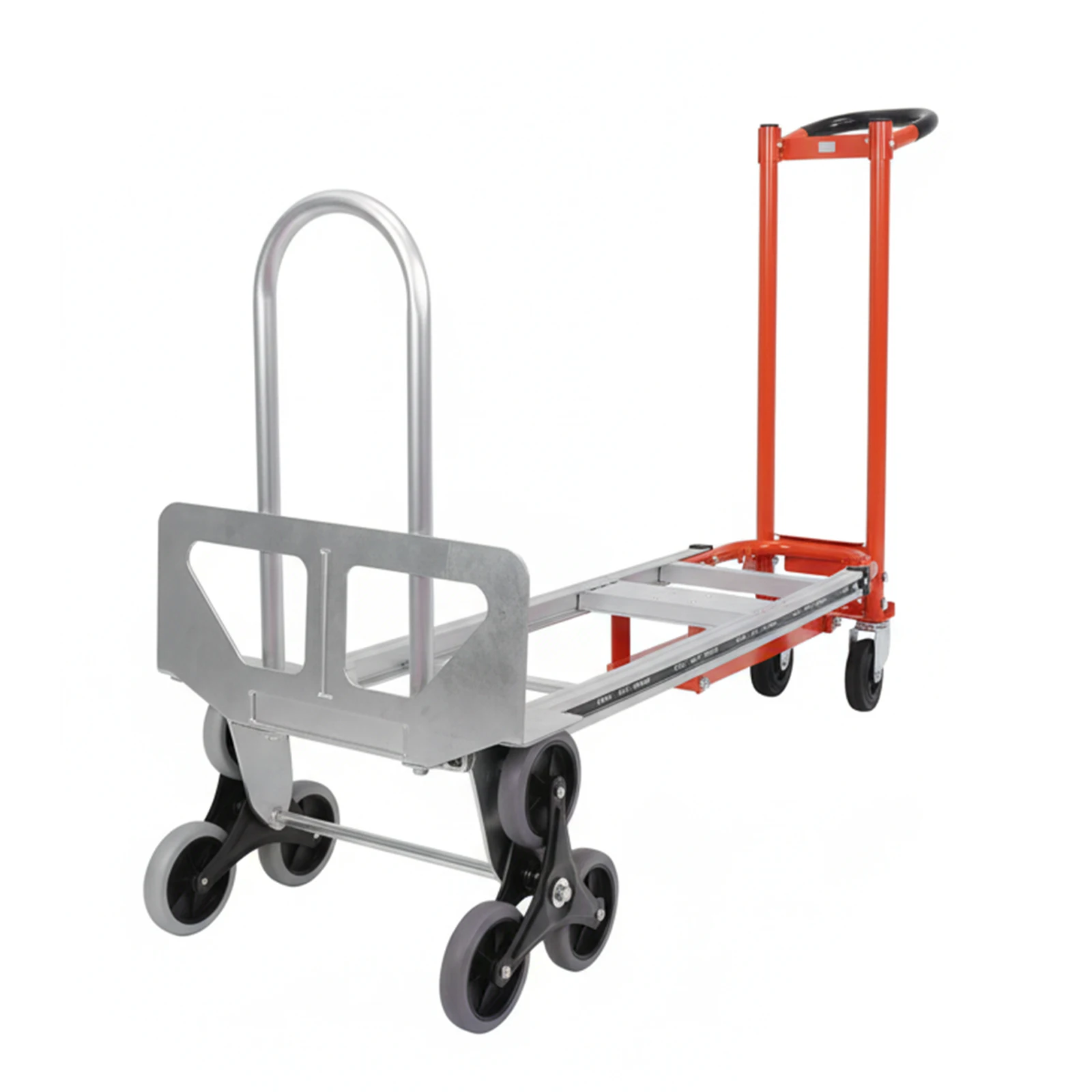 

Aluminum Alloy 3 in 1 Convertible Stair Climbing Cart with Wheels Heavy Duty Platform Moving Cart for Warehouse Shopping Airport