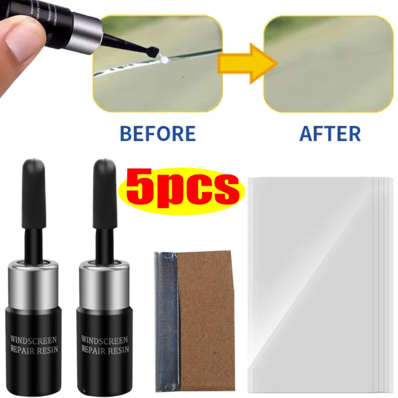 Car Scratch Repair Resin Agent Tools Car Windshield Cracks No Scratches Repair Kit Glass Nano Repair Fluid Car Accessories