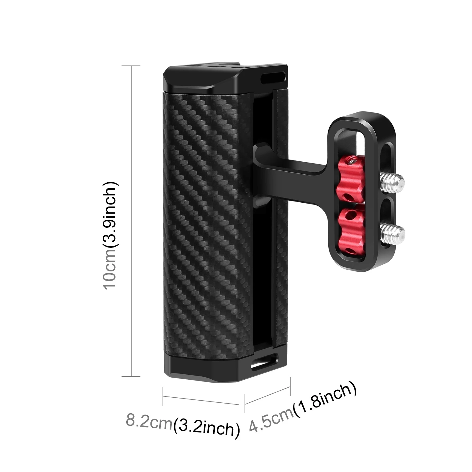 Mango lateral de metal universal para cámara PULUZ con soporte de zapata fría para estabilizador de jaula de cámara