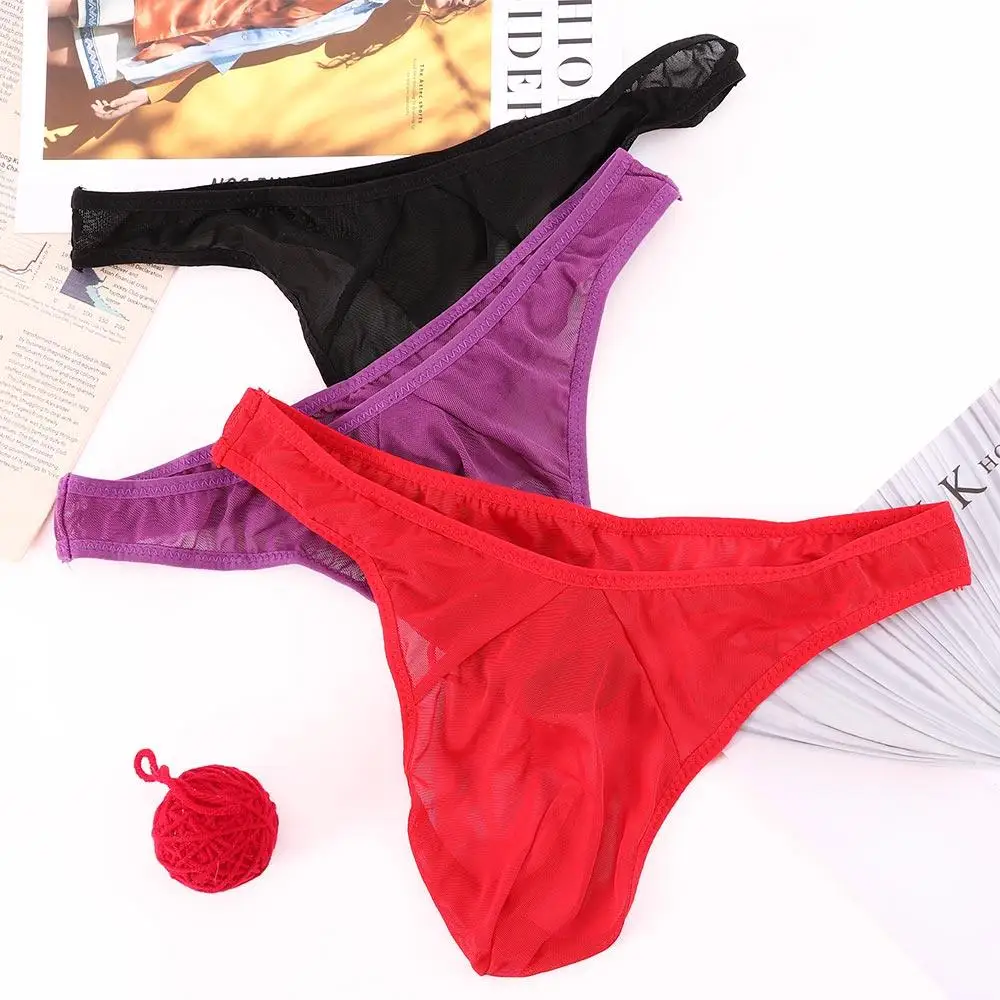 

Сексуальные стринги Temptation с низкой талией, ультратонкие, прозрачные