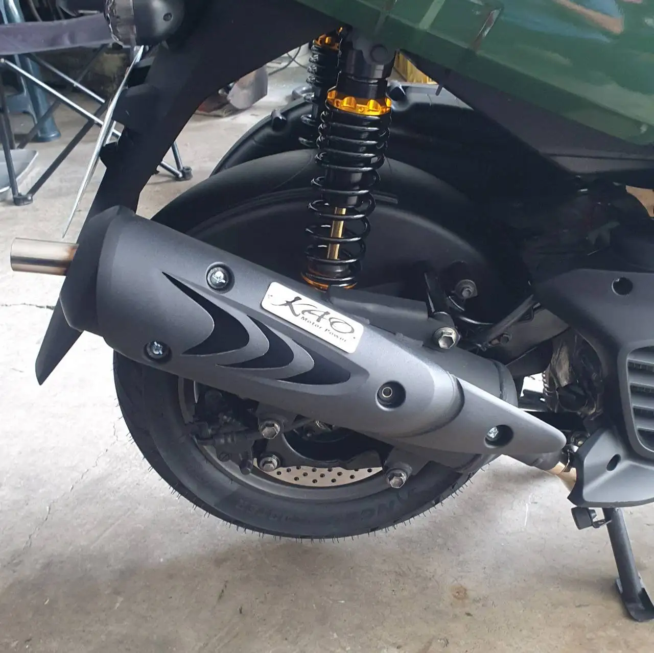 

Equipment Smart Library Equipment Smart Library Exclusive Kao Oem BWS Water Motorcycle Exhaust Pipe Muffler
