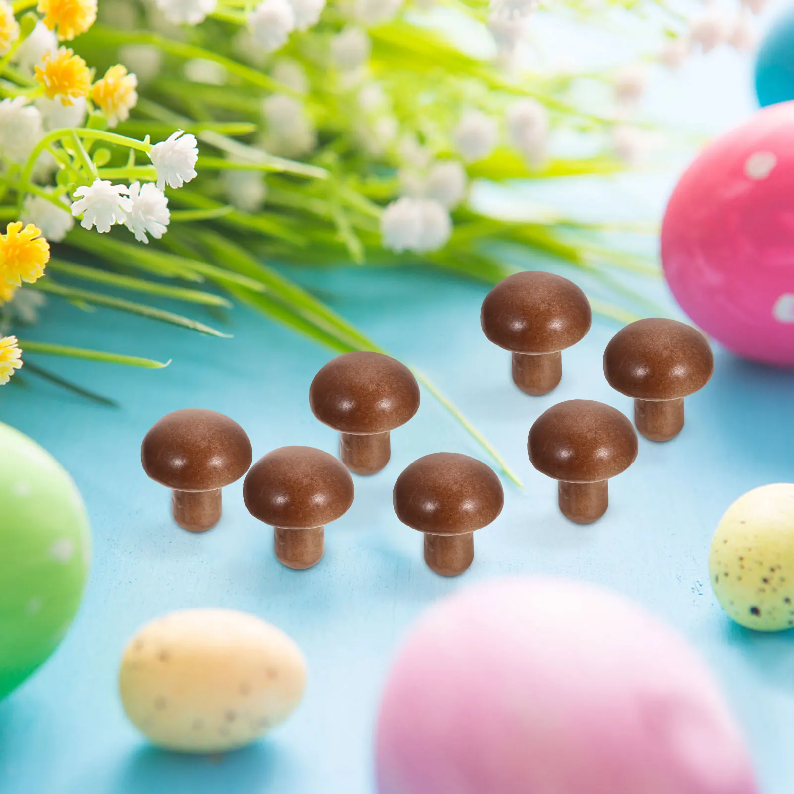 

50PCS Colorful Small Mushroom Decorations Foam Micro Landscape Ornaments for Indoor Use