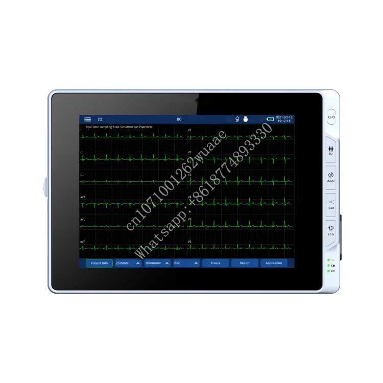 

Портативный ЭКГ-аппарат 12-канальный 6-канальный цифровой ЭКГ электрокардиограф цена