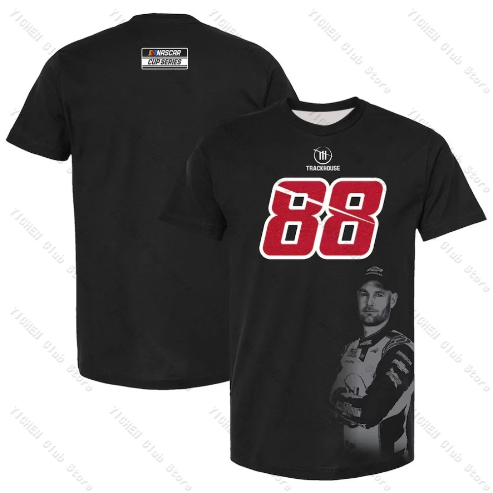 Motorcycle Shane van Gisbergen Trackhouse Racing Team NO.88 Car Men's T-Shirt Street Loose Casual Versatile Men's T-Shirt