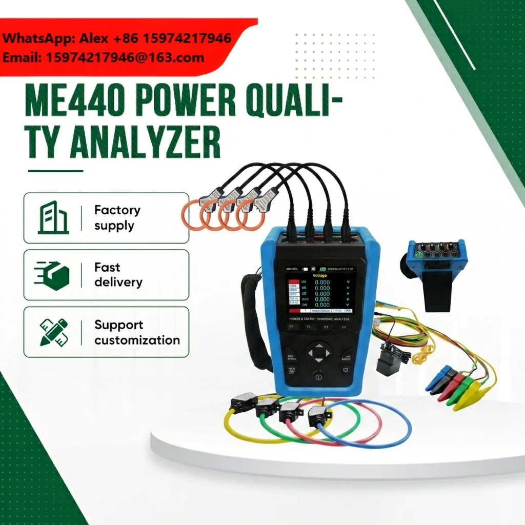 University ME440 4G Handheld Data Logger Electrical Parameters Instrument For Energy Recorder Power Meter Power Meters Product