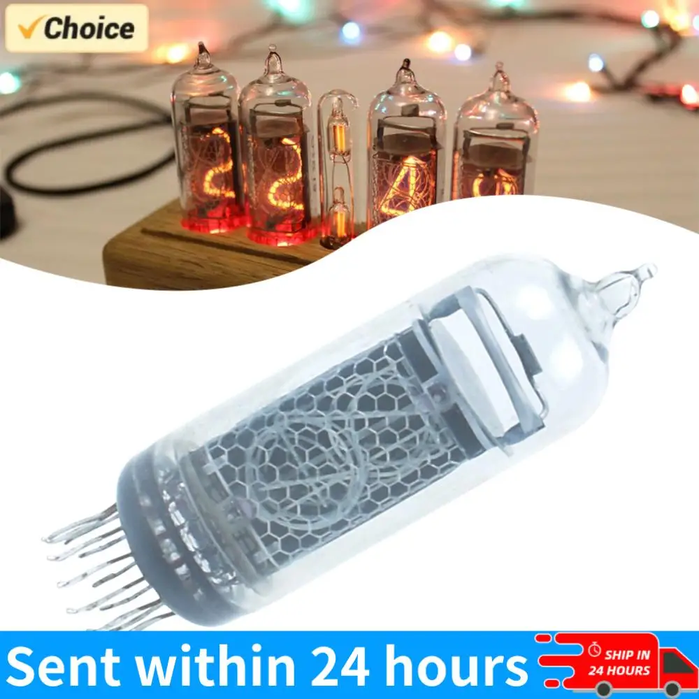 

IN-14 Glow Tube Glow Digital Tube DIY Digital LED Clock Tube Visual Effects for Electronic Tube Clock