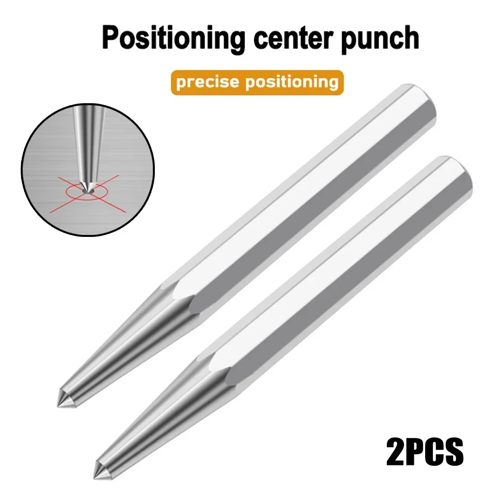 Positioner Punch Octagonal Center Hole Drilling Mark Cone Punching Tip Punch Pin Center Punch For Marking Centering Positioning