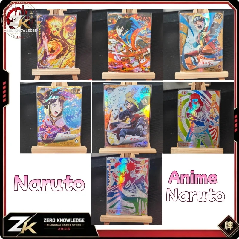 Anime Naruto   SR-PR-LR, Sasuke Naruto, Water Stop Kakashi, Collection limitée d'animations rares, carte jouet à offrir