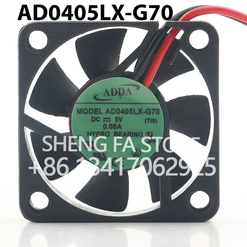 AD0405LX-G70 cooling fan 4010 40X40X10MM 4CM Ultra-quiet high-speed ball micro Original Authentic ADDA 12V 24V 48V DC 5V 0.08A