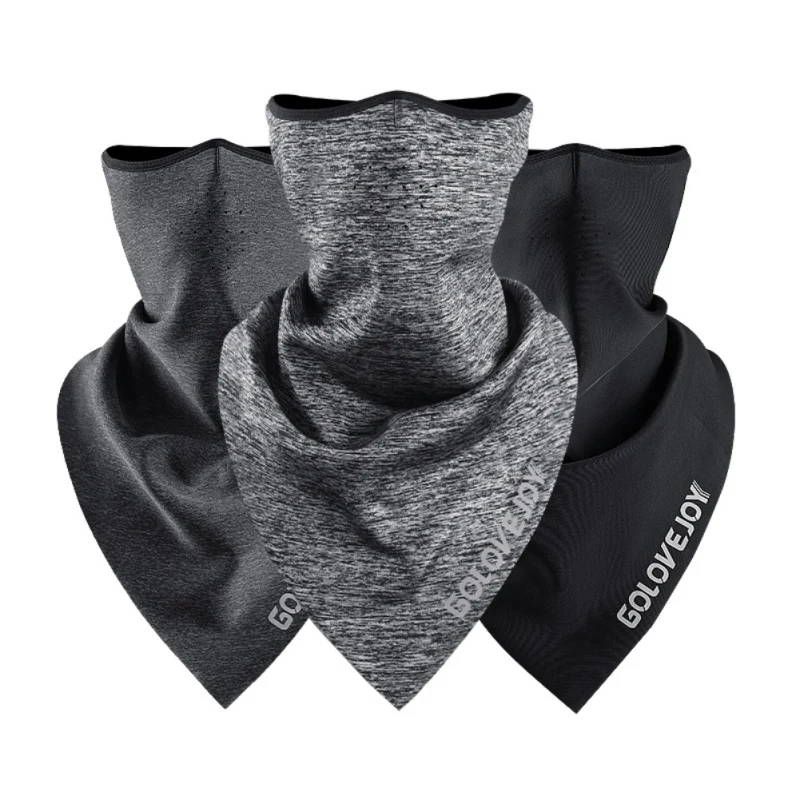 Inverno quente ciclismo rosto capa velo à prova de vento correndo máscara de esqui thermic pescoço mais quente cachecol balaclava bandana masculino