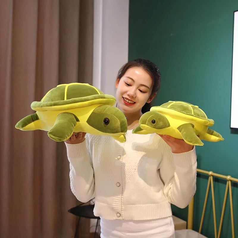 1pc 35-80cm Kawaii Schildkröte Plüsch Spielzeug Gefüllte Weiche Tier Puppen Nette Meeresschildkröte Kissen Baby kinder Geburtstag Geschenke – Detail 7