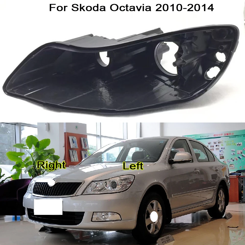 

Eadlight Rear Shell Black Base For Skoda Octavia 2010-2014 Car Headlights Black Base Rear Shell Headlight Base