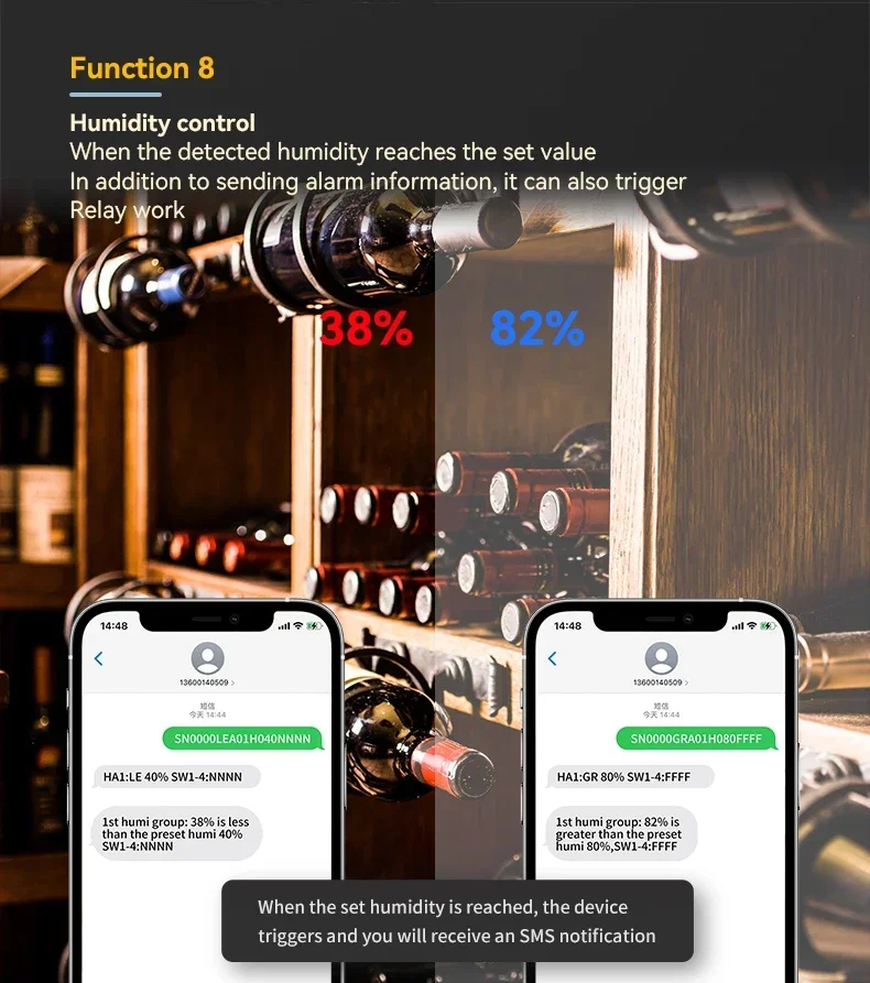 16A GSM SMS presa di corrente intelligente presa sensore di temperatura spina controller interruttore relè intelligente telecomando domotico
