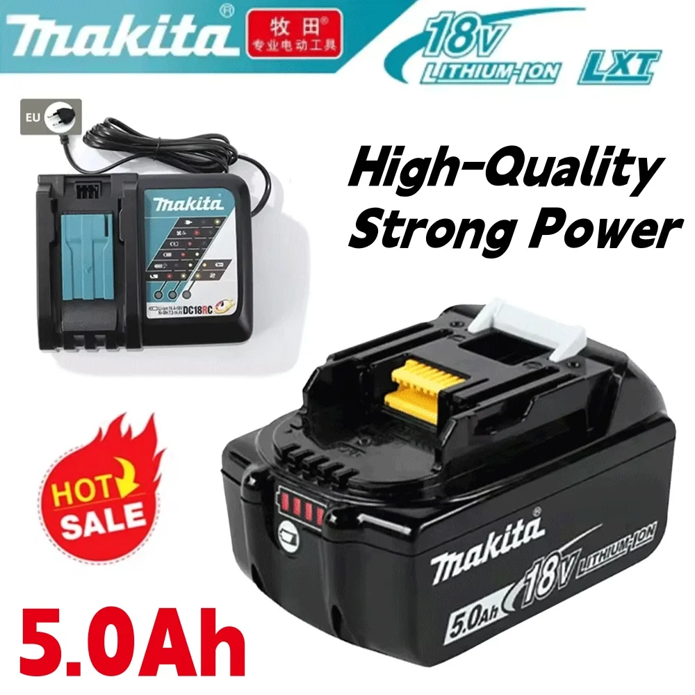 

100% Original 18V 5.0Ah rechargeable battery for makita replace battery for makita Tool DTW285 DTW700 DUC150Z