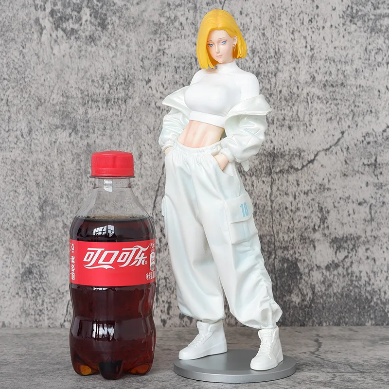 

26.5cm Android 18 Dragon Ball Z Action Figure JT DBZ Lazuli Figuras Anime Peripheral GK Statue Model Ornament Toys Gift for Kids