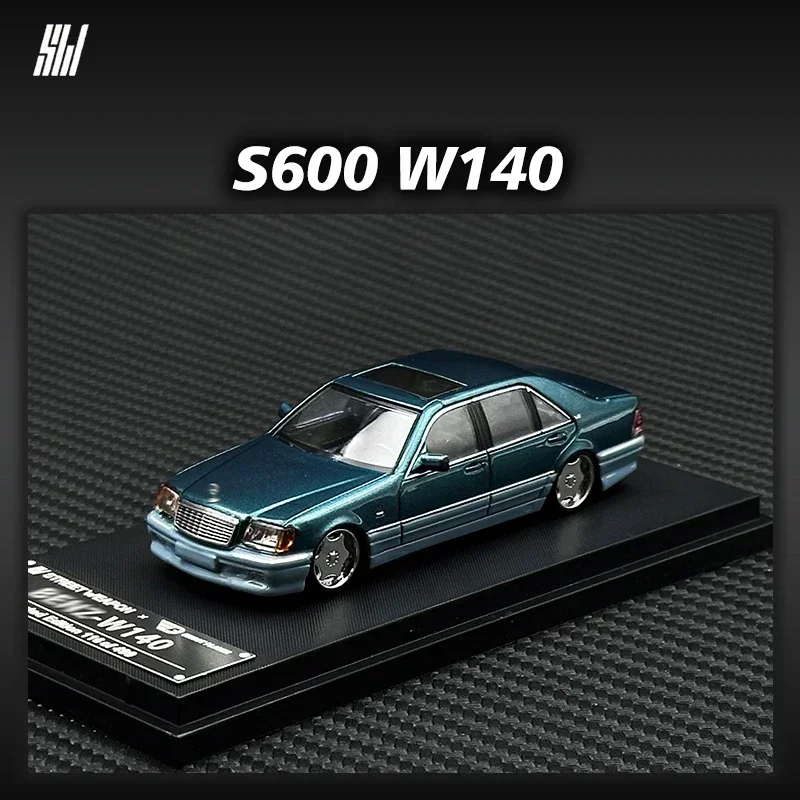 

SW в наличии 1:64 W140 S600 двухцветная коллекция моделей автомобилей игрушка литая под давлением диорама