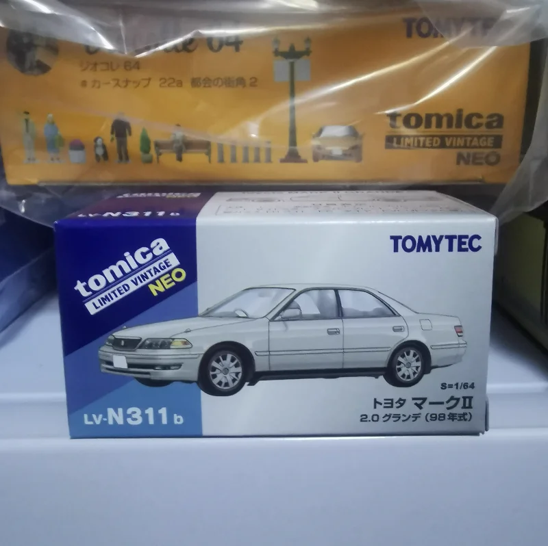 2404 Tomytec Tomica TLV 1/64 LV-N311a 311b  MARK II White Die-cast alloy car model collection display gift