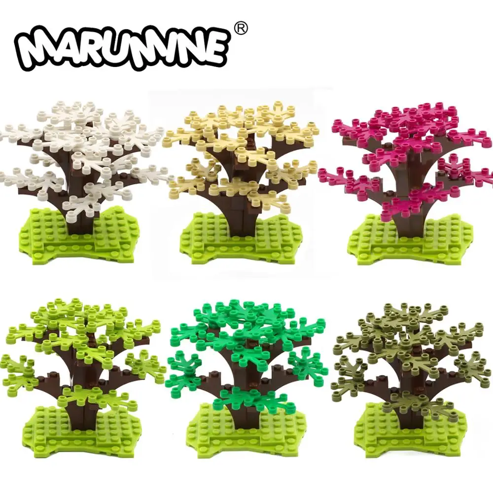 

MARUMINE MOC Classic Bricks Tree Sets Assembling Blocks Natural And Technology Idea Building Model Compatible Toys For Kids Gift