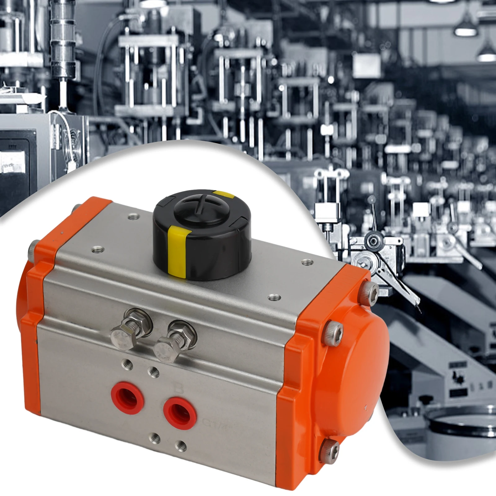 

Pneumatic Actuator Air Actuated Process Control Corner Type DC GT-52 GT-63 GT-75 Industrial Automation Normal Pressure