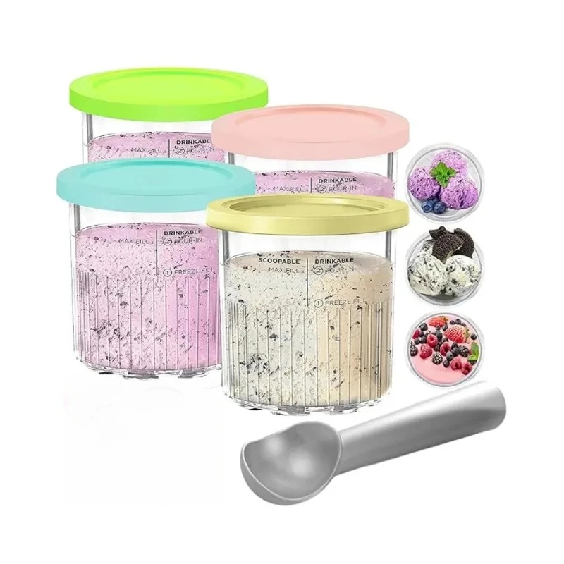 Cream Deluxe Ice Cream Cup for Ninja NC500 NC501 Used for Ice Cream Yogurt Smoothies Homemade Desserts Kitchen Tool