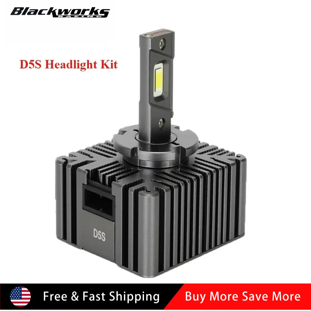 

D5S LED Headlight Bulbs Hi-Lo for 2016-2018 Chevy Silverado 1500 Replace HID for 2016-2018 GMc Sierra 1500, 2500 HD, 3500 HD