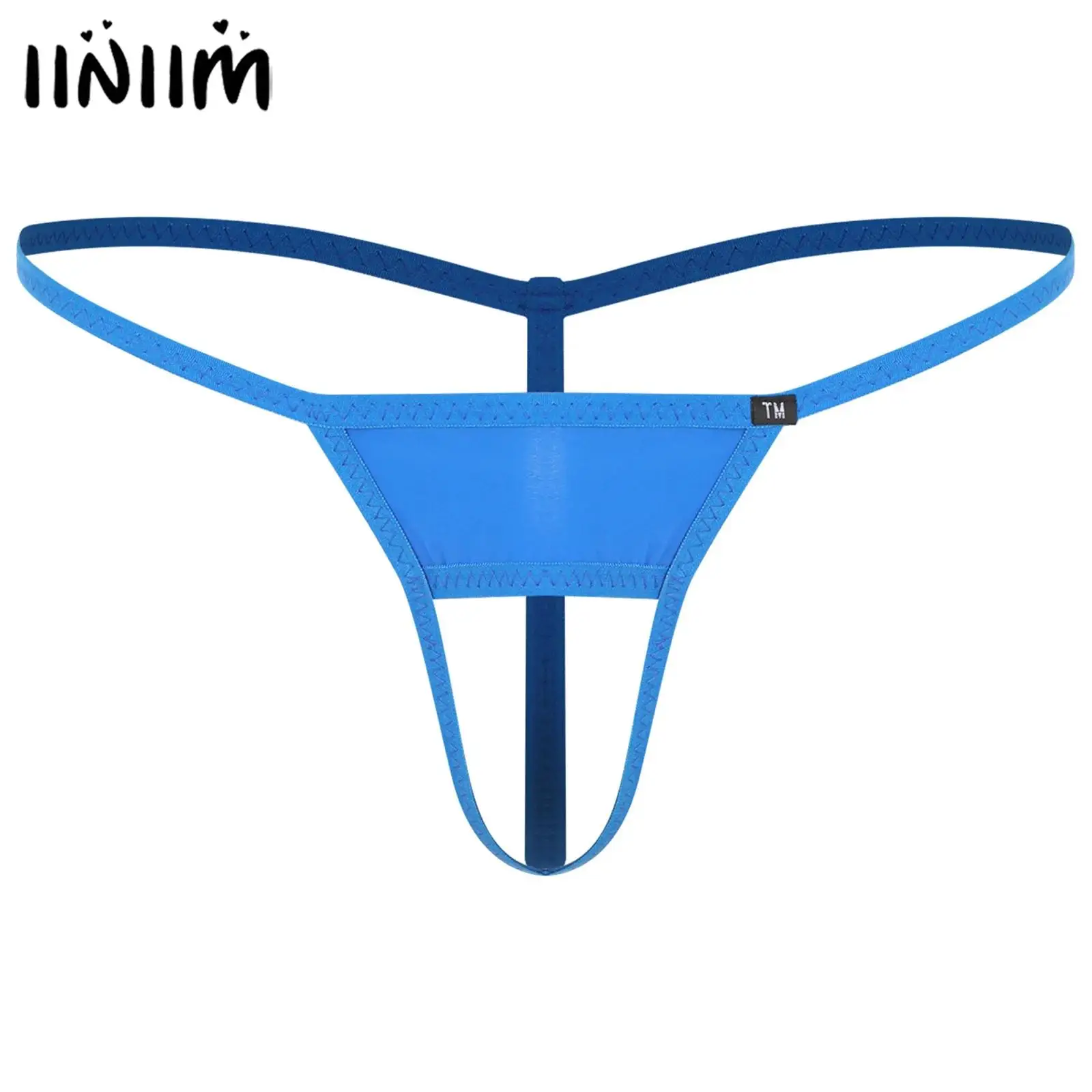 

Mens Lingerie Sissy G-strings Mini Underwear Hollow Out Open Crotch T-back Thong Briefs Elastic Spaghetti Band Knickers Panties