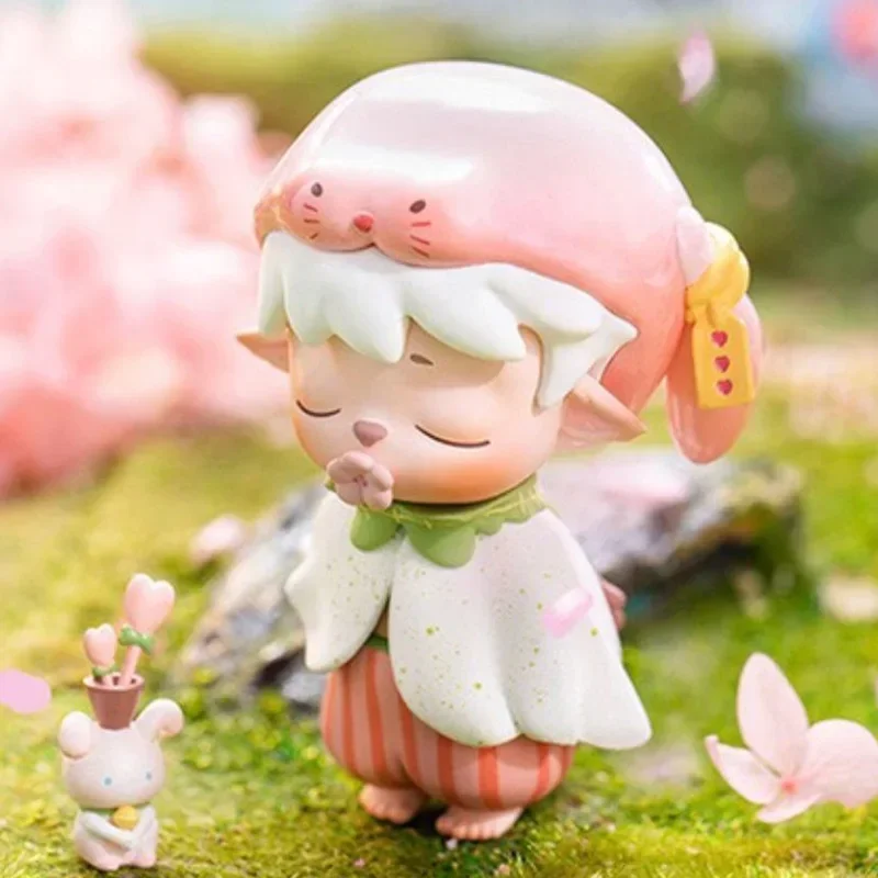 

Blind Random Box Toys Original MIMI Peach Blossoms Series Blind Box Toys Kawaii Anime Action Figure Surprise Mystery Box Dolls