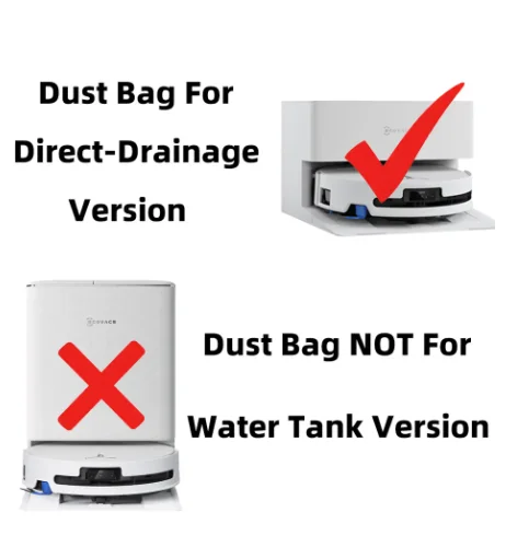 Für Ecovacs Deebot T90 Pro Omni / T90 Omni - (Version mit direkter Entleerung) Staubsaugerzubehör: Bürste, Filter, Staubbeutel, Rollenmopp-Ersatzteil – Detail 1
