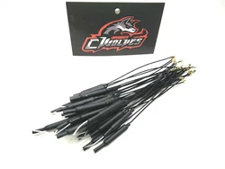 Antenna ricevitore 3PCS 150mm 15CM 2.4G con tubo in rame per antenne di ricambio ricevitore Frsky,JR, Hitec, Flysky, Orange RX