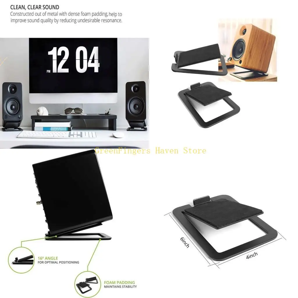 

F68d 2pcs Desktop Downers Desting Row Stand Мониторинг компьютерных динамиков держатель кронштейнов