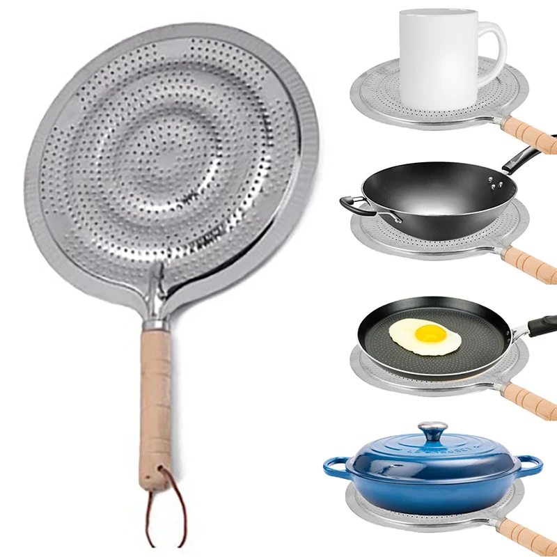 21cm Stovetop Simmer Ring Heat Diffuser Gas Electric Range Pan Mat Hob Cooking Plate Household Kitchen Insulation Pad