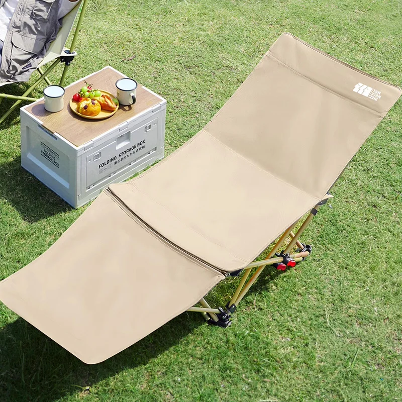 

Lounge Telescopic Beach Chair Portable Camping Ergonomic Minimalist Lazy Beach Chair Fishing Metal Silla Playa Outside Furniture