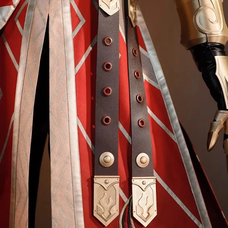 Anime Mydei Cosplay Costume Wig Honkai Star Rail Mydeimos Uniform Earrings Tattoo Stickers Halloween Party for Women Men Props