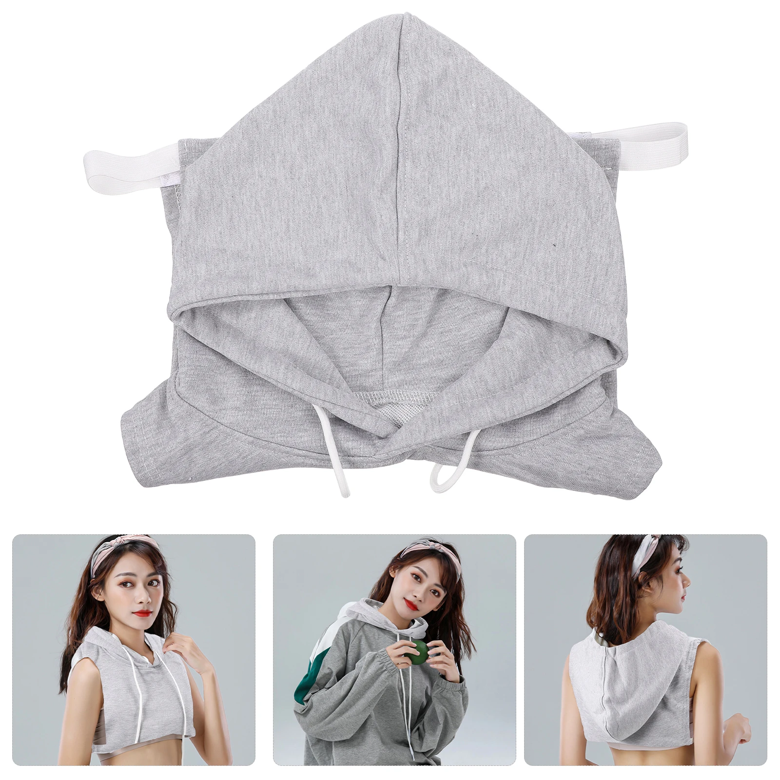 

1Pcs Fake Collar Hoodie Style Detachable Cotton Blouse Sweater Collar Multifunctional Fashion Breathable Lightweight for Autumn
