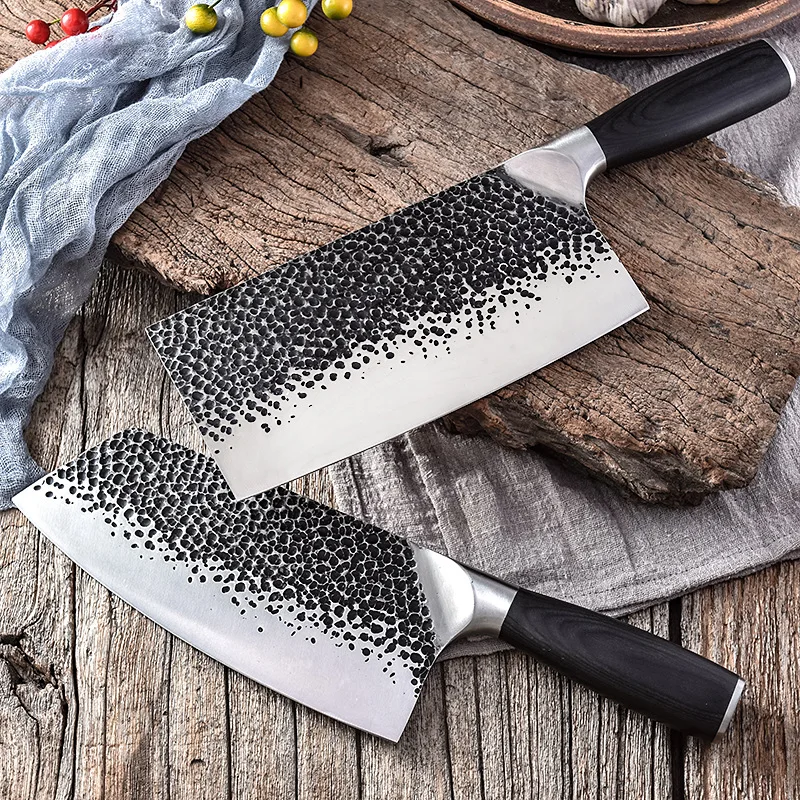 

Chinese Slicer Knife Super Sharp Blade 7 Inch Full Tang Kitchen Knife Fast Slicing Meat Fish Fillet KnIves Chef Cooking Tools