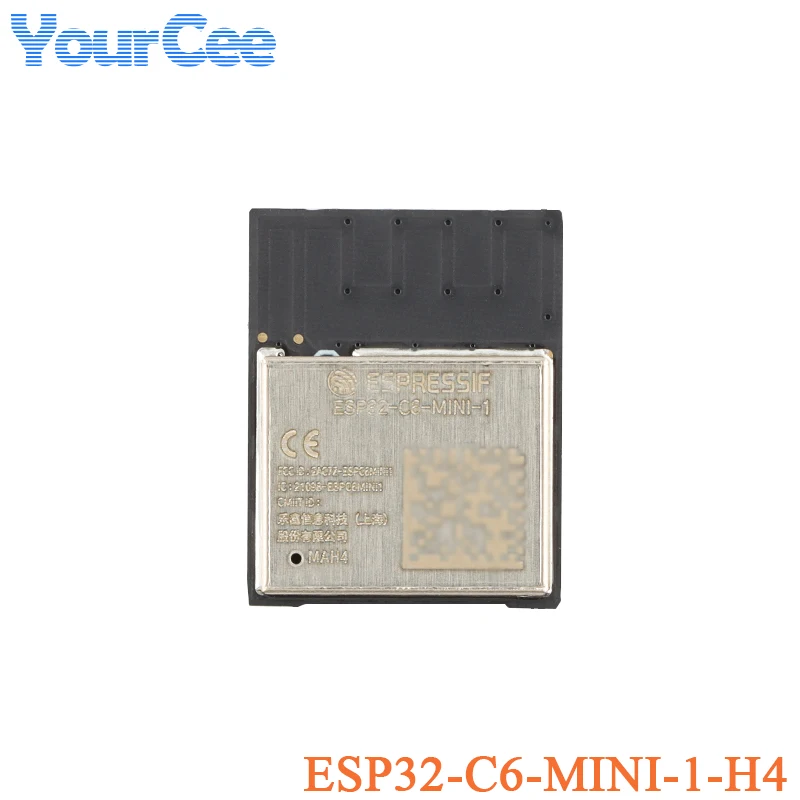 ESP32-C6-MINI-1 H4 N4 ESP32-C6FH4 WROOM-1-N16 2.4GH Wi-Fi Ble 5 4MB Wifi Wireless Module Zigbee 3.0 Thread Low Power Consumption