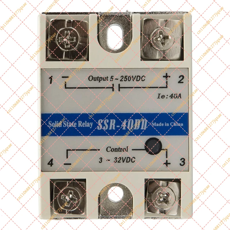 Single Phase DC to DC Solid State Relay, SSR-25DD SSR-40DD 25A 40A 250V