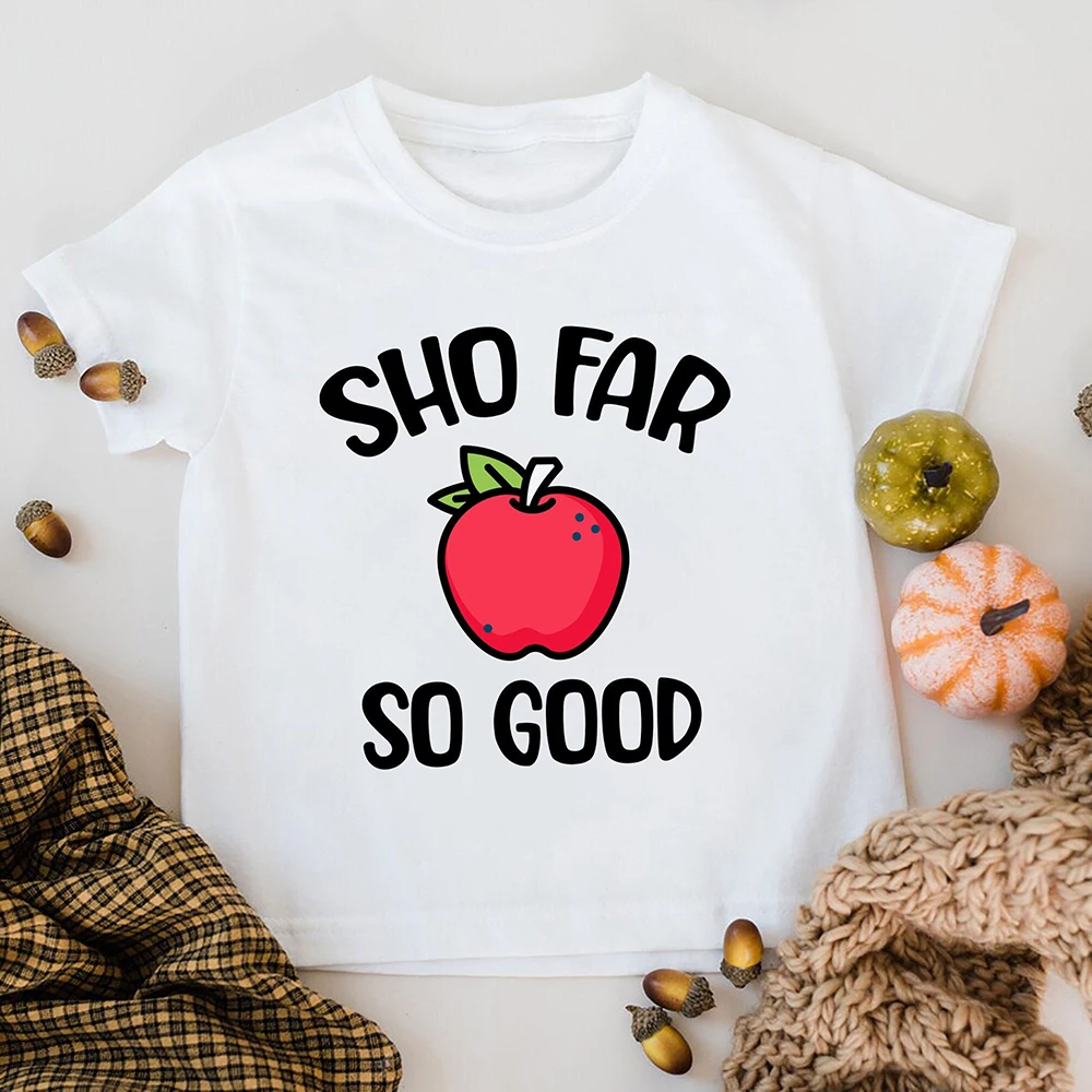 Rosh Hashanah Kids Short Sleeve Tops Boys Girls Casual Round Neck Kids Tee Jewish Shana Tova Toddler Tee Clothes