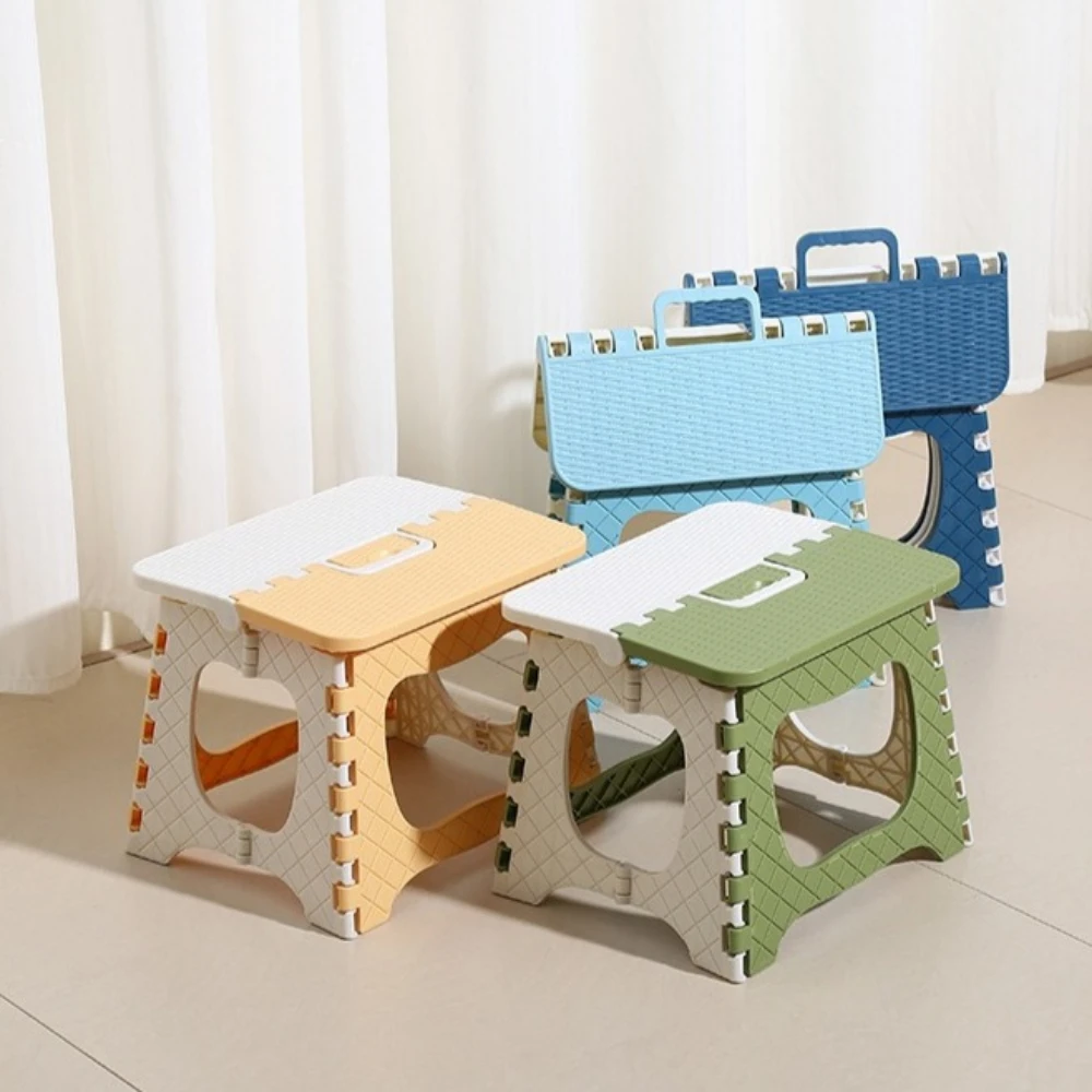 مقعد قابل للطي للأطفال، مقعد رائع وخفيف الوزن ومحمول قابل للطي، مسند قدم صغير مع مقابض، مقعد سفر خارجي، أدوات منزلية