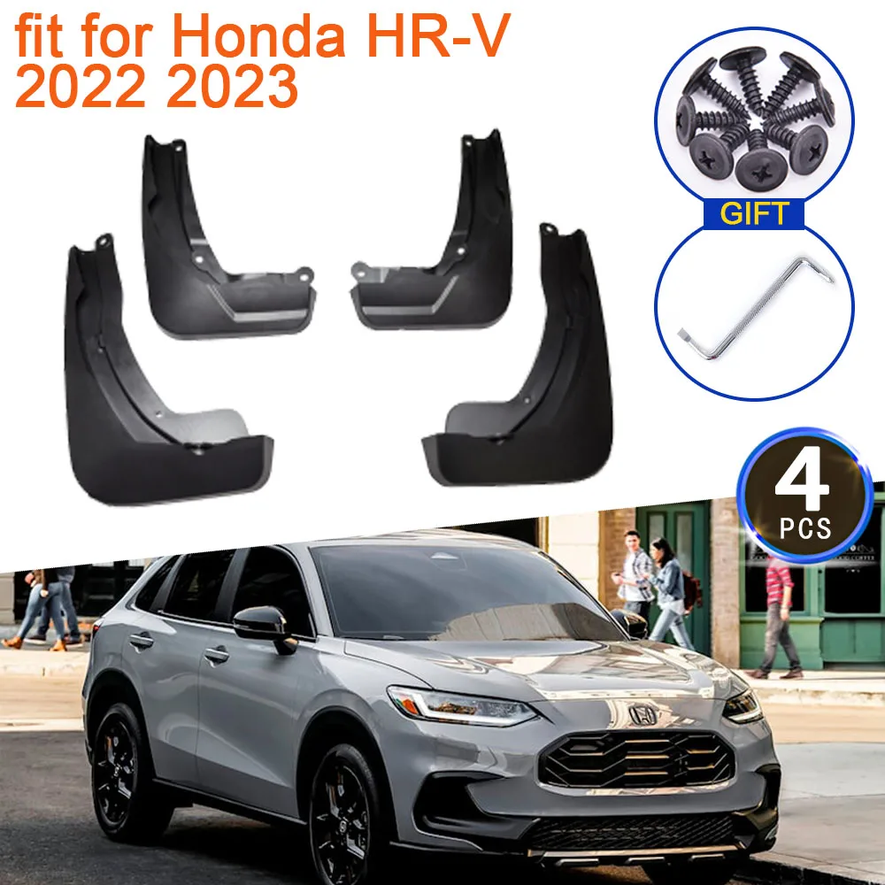 

Car Mudflaps For Honda HR-V HRV 2022 2023 Front Rear Fender Mud Guard Flap Splash Flaps Mudguards Accessories