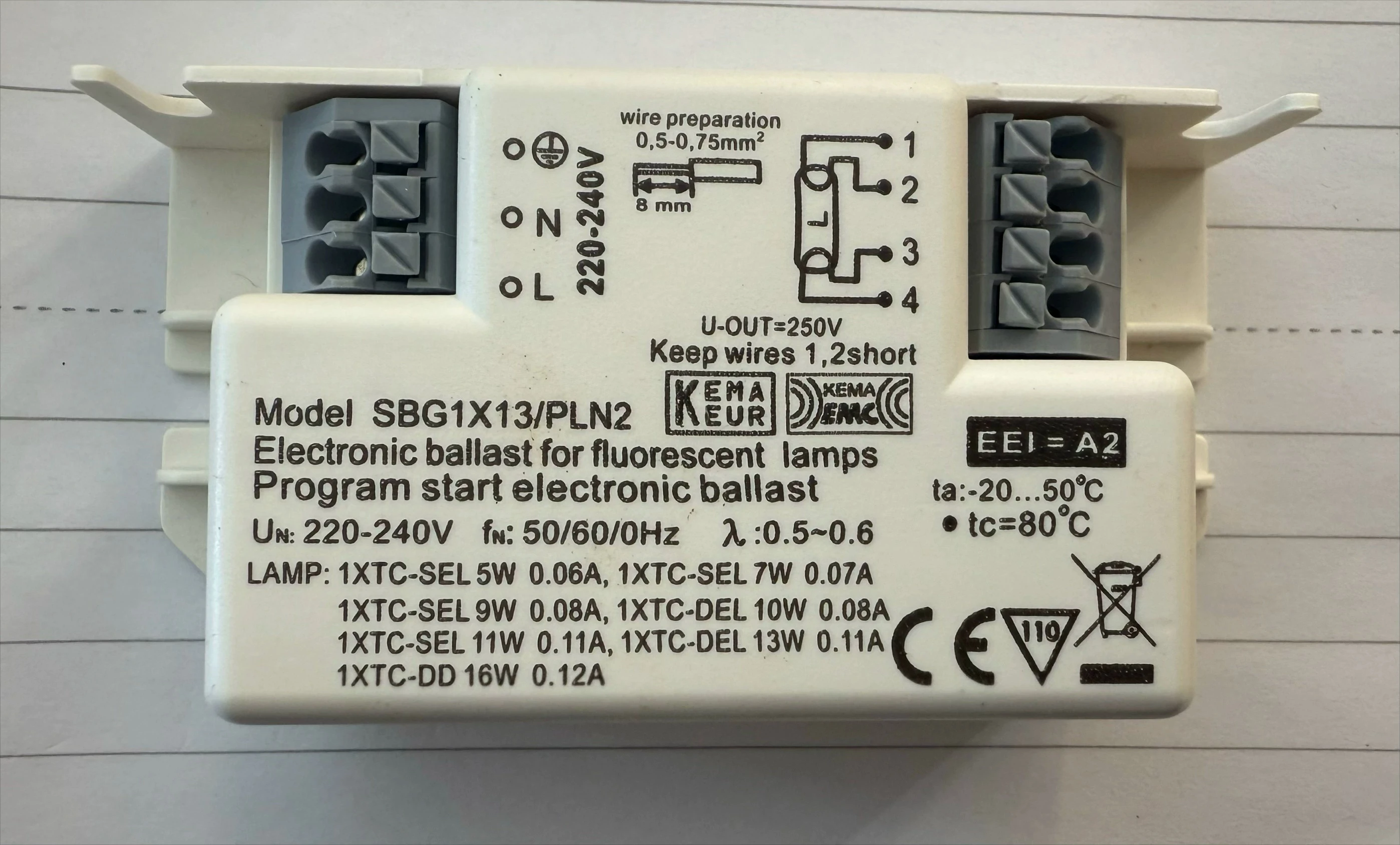 .. FOR PHILIPS 1 * 22w 1 * 24w 1 * 13w Mini Electronic Ballast for TL5 TL5-C TLD PLL.