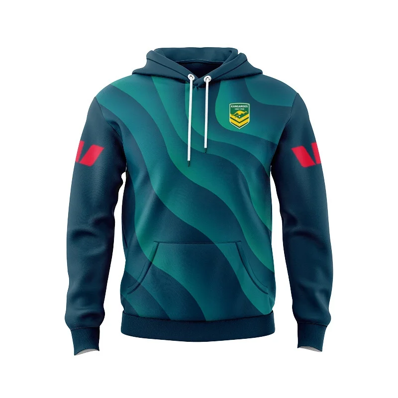 2026 Kangaroo Men's Hoodie Rugby Jersey Size S-5XL 