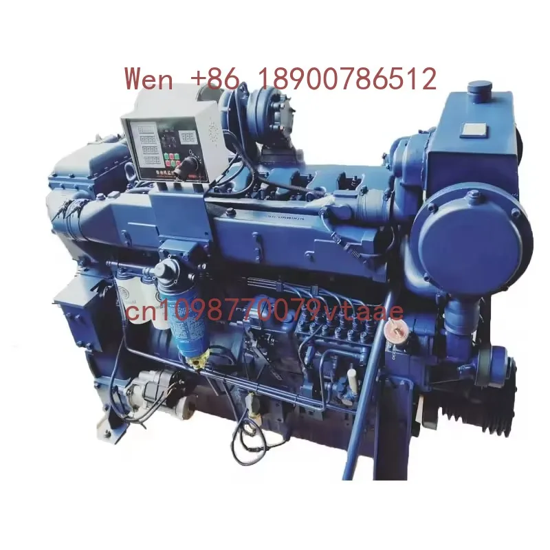 CCS Certificate Machinery Fishing Ship Inboard 300hp 327hp 350hp 375hp 400hp Boat Marine diesel Engine Weichai WD12 Series