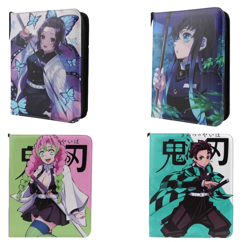 أنيمي الكرتون شيطان القاتل بو الجلود سستة فضفاضة ورقة تسعة شبكة سعة كبيرة مجموعة بطاقات فاخرة جمع