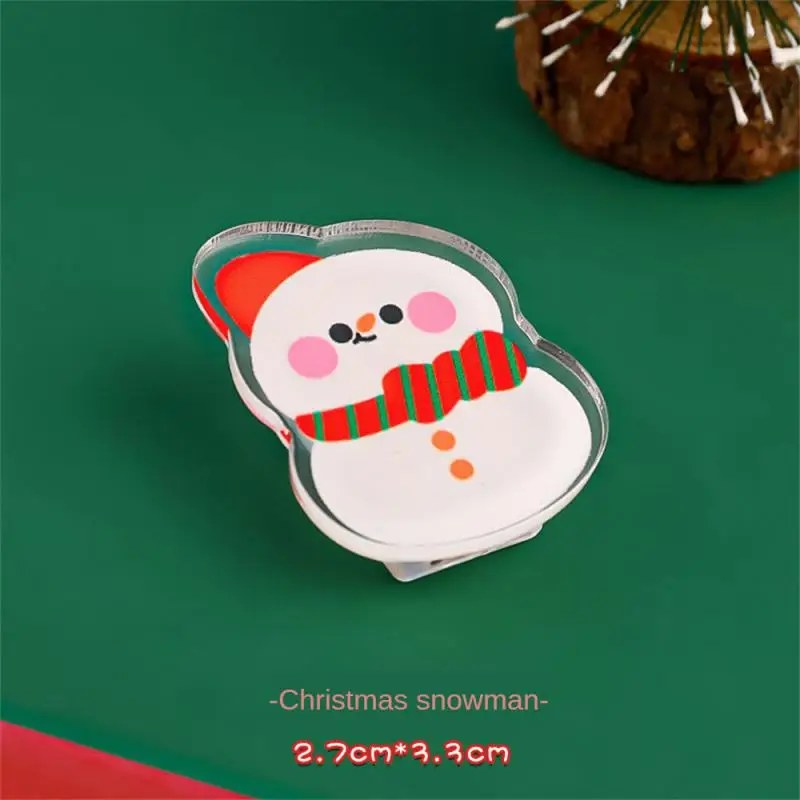 Cartoon Clip Color Book Anti-curling Paper Folder Students School Stationery Booking Clip Office Binding Supplies Acrylic Clip